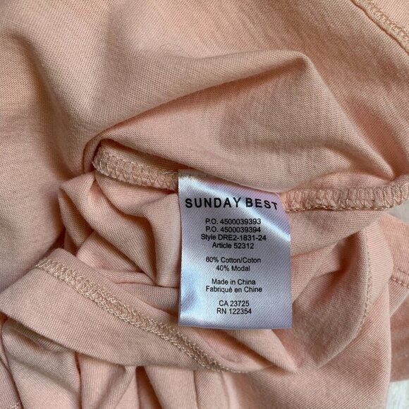 Aritzia Sunday Best Women's T-shirt Short sleeve crew neck Pink Size XS - Picture 9 of 12